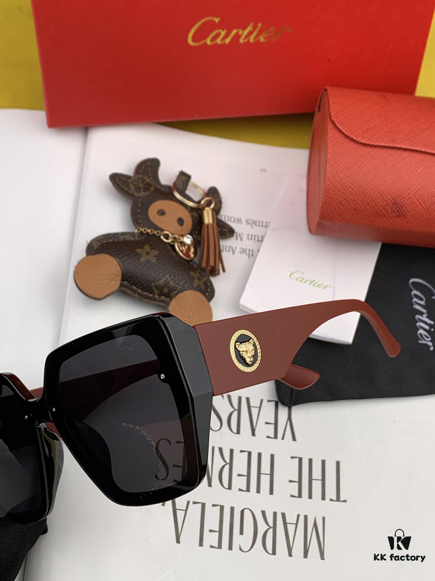 Cartier 2024 New Women's Sunglasses K0200 Stylish Classic Frame Sun Glasses