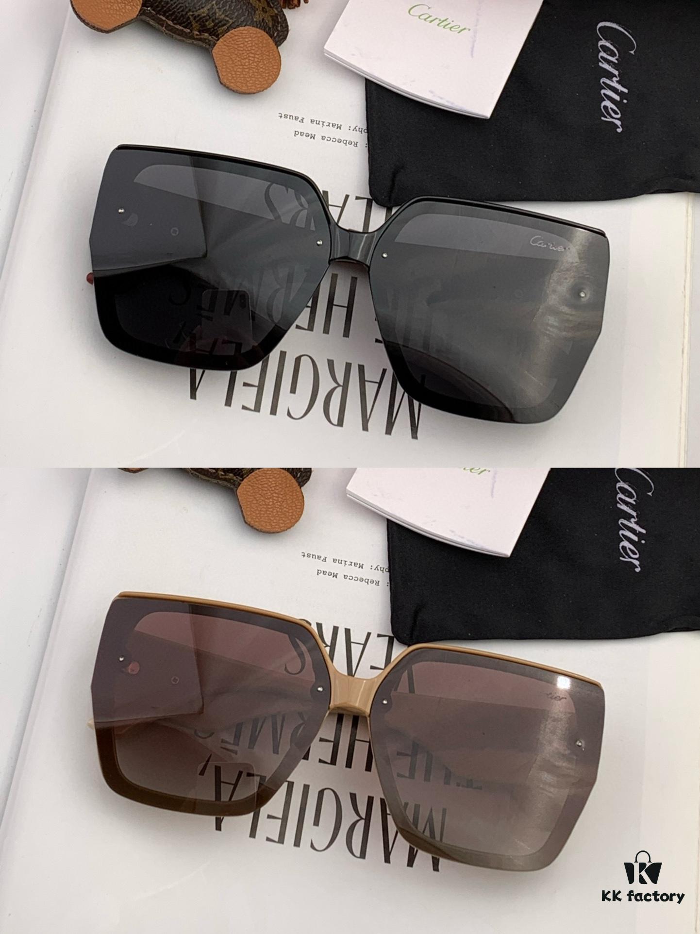 Cartier 2024 New Women's Sunglasses K0200 Stylish Classic Frame Sun Glasses