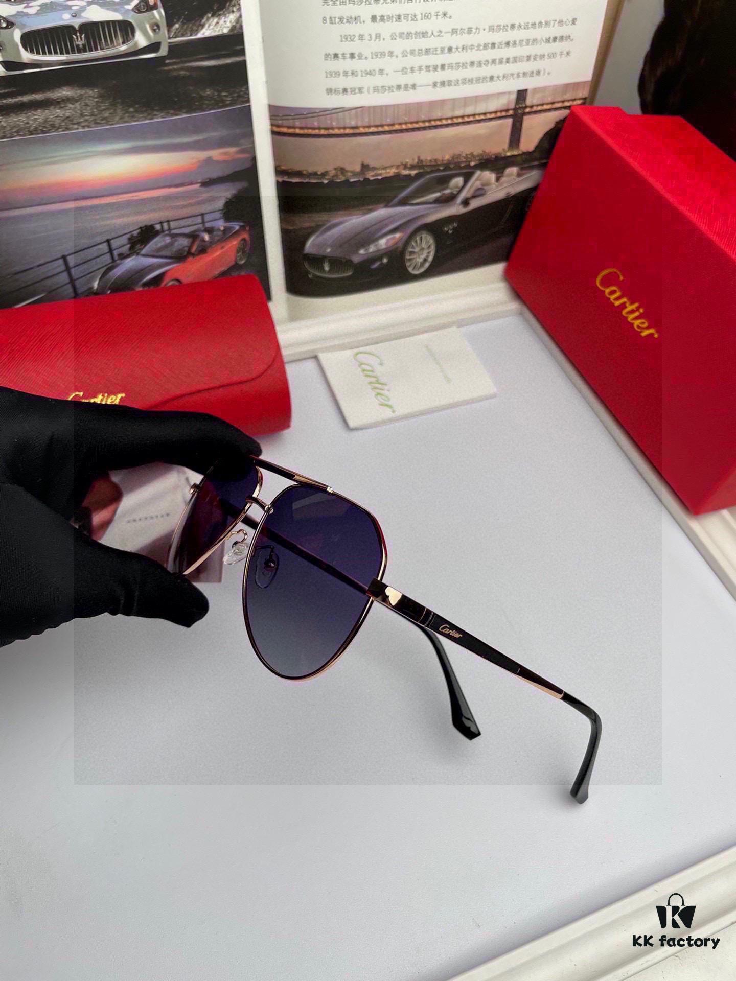 New Arrival💥 Brand: Cartier Original Design Unisex Polarized Sunglasses