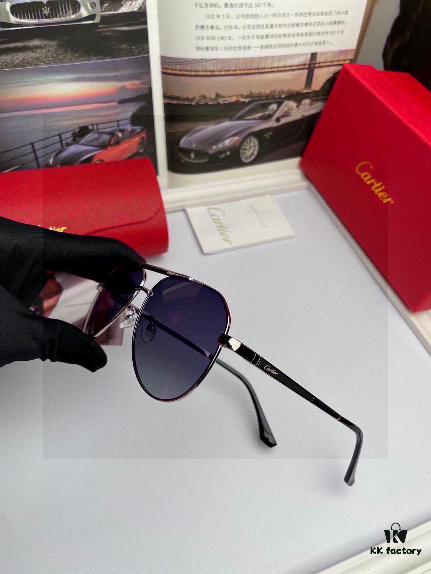New Arrival💥 Brand: Cartier Original Design Unisex Polarized Sunglasses