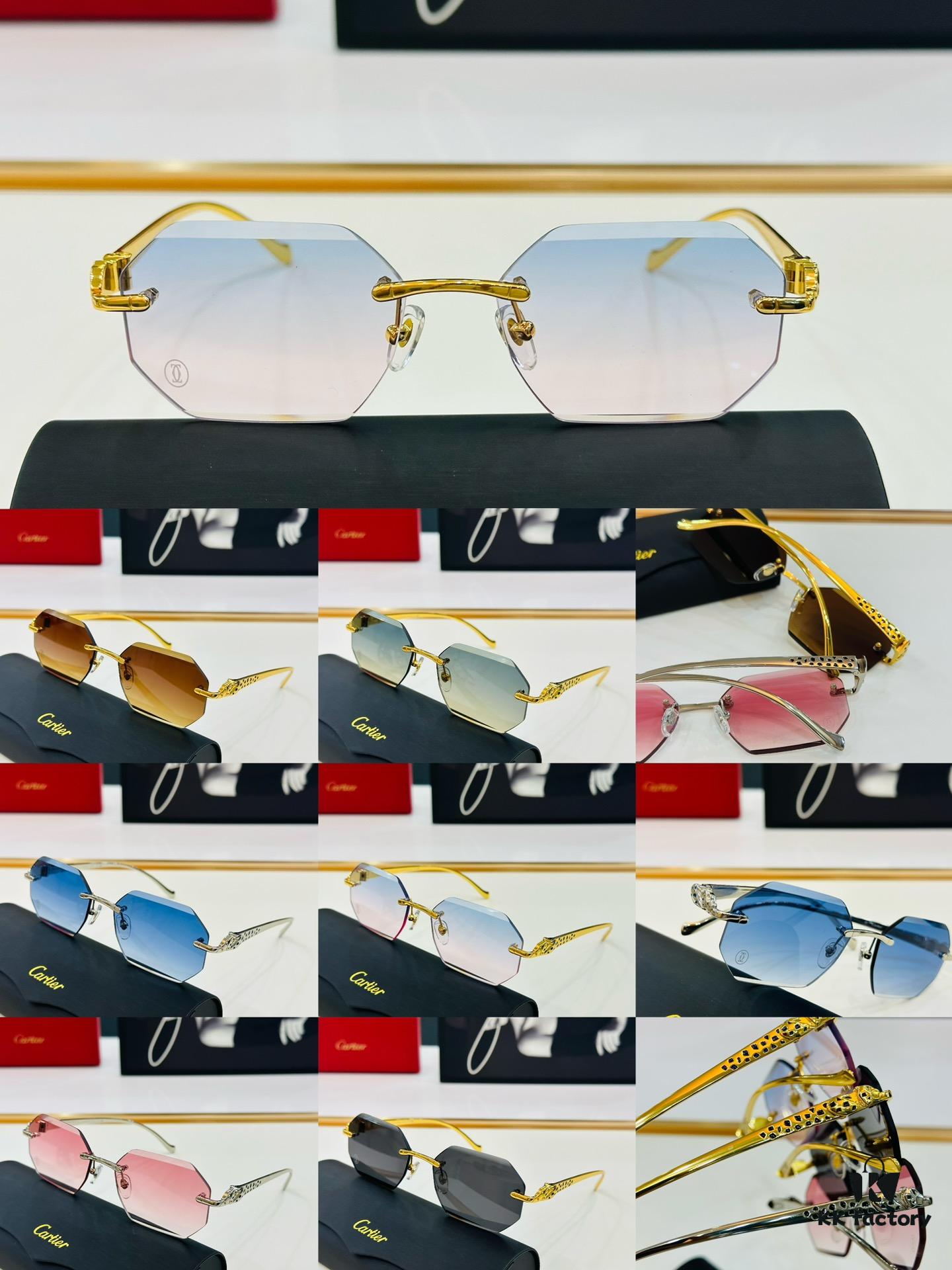 Cartier CT0524S Size: 56□17-130 Fashion Casual Sunglasses