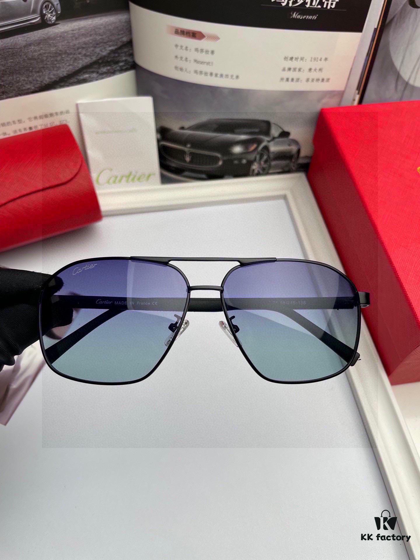 New Arrival 💥 Brand: Cartier Unisex Polarized Sunglasses - High-Quality Replica, HD Nylon Lenses, Metal Alloy Logo Temples