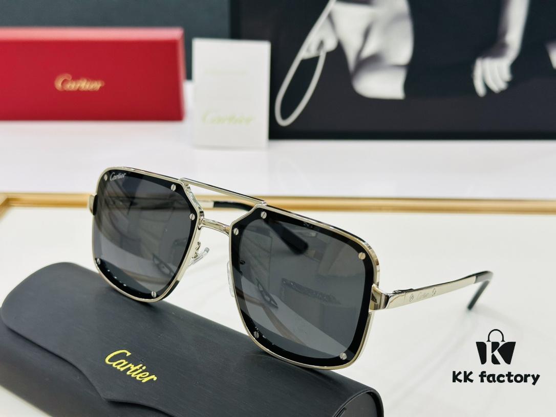 Cartier Classic Square Sunglasses Model CT0194S Size 58-17-145 C Series Driving Sunglasses