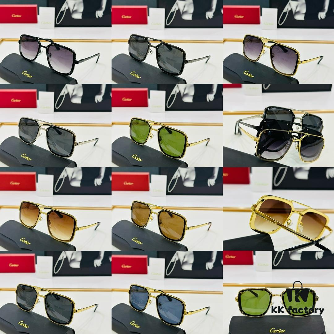 Cartier Classic Square Sunglasses Model CT0194S Size 58-17-145 C Series Driving Sunglasses