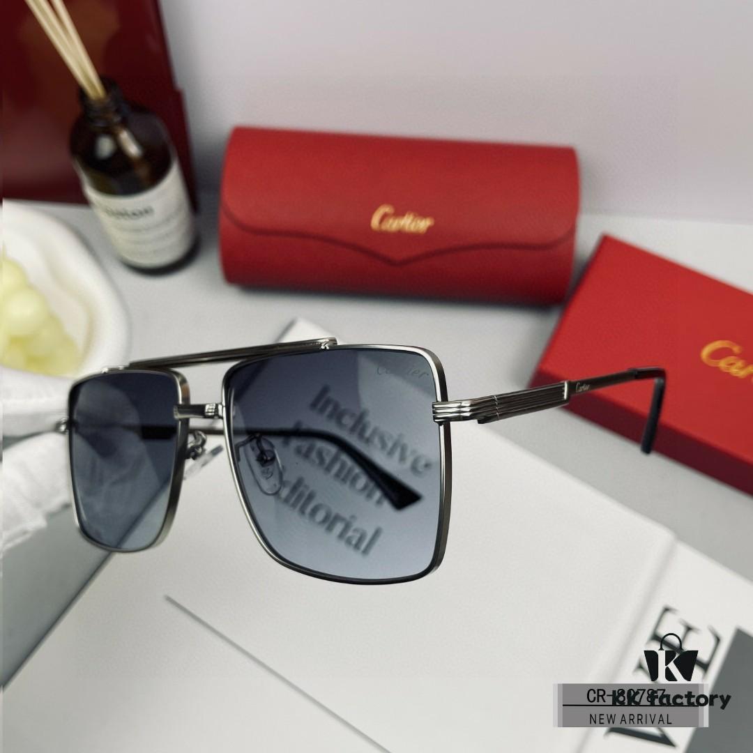 French Cartier - Cartier | Polarized Sunglasses with Polylens Resin Lenses and Lightweight Metal Frame