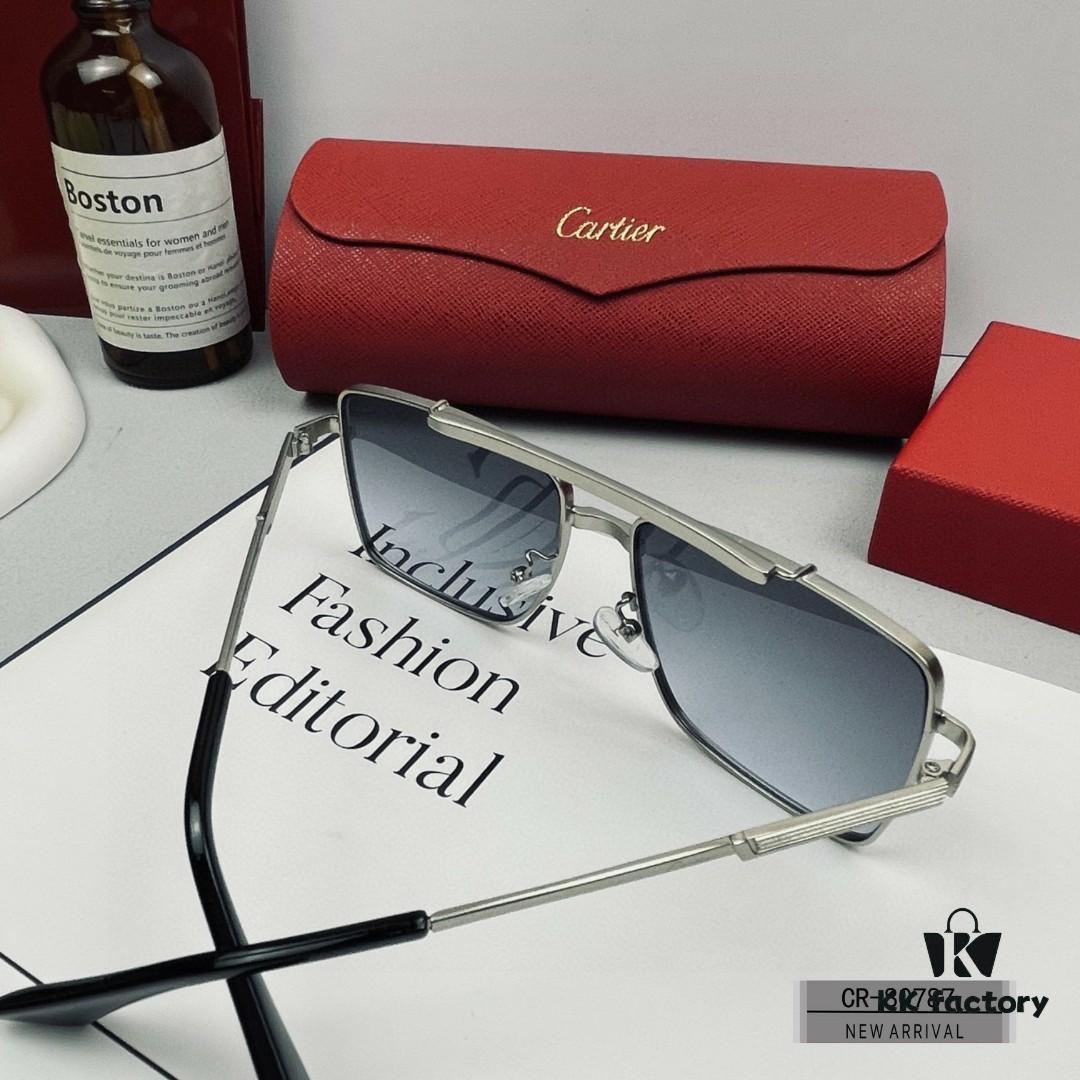 French Cartier - Cartier | Polarized Sunglasses with Polylens Resin Lenses and Lightweight Metal Frame