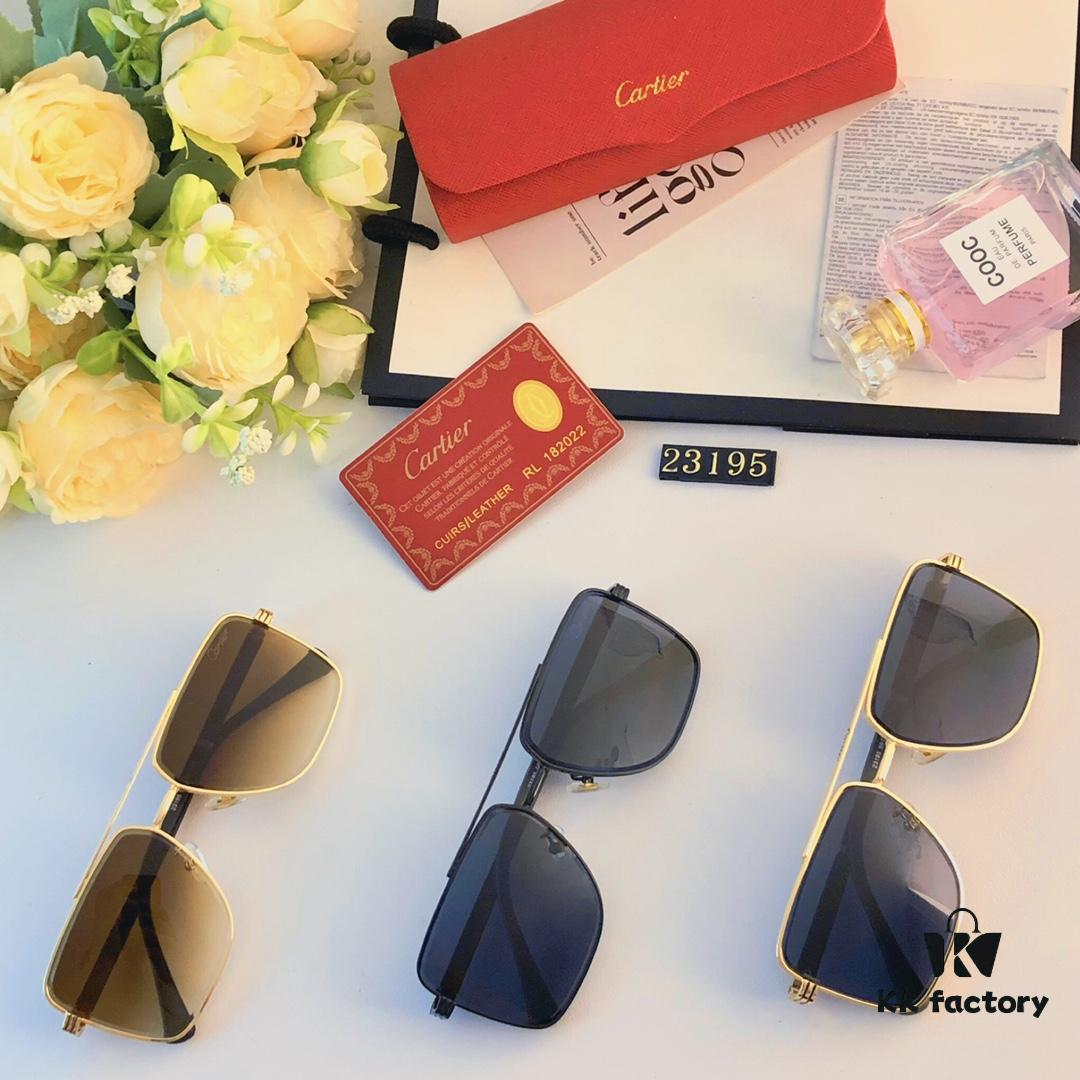 Cartier New Men's Sunglasses Unisex European and American Style UV Protection Casual Windproof Sports Sunglasses
