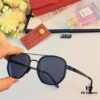 Cartier New Retro Business Men's Sunglasses, High-End Fashion Metal Sun Glasses, Minimalist Vintage Style Unisex Eyewear for Large Faces