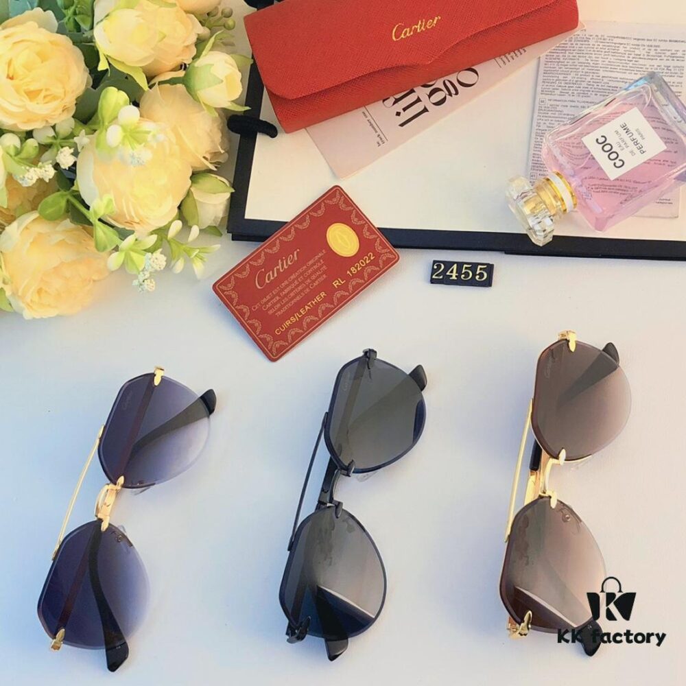 Cartier Sunglasses, Trendy UV-Protective Luxury Men's Sunglasses, Stylish Driver Glasses