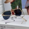 Cartier Unisex Round-Framed Sunglasses, New Lightweight Metal Sunglasses for Driving, Fashionable and Luxurious Design