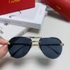 Cartier Unisex Round-Framed Sunglasses, New Lightweight Metal Sunglasses for Driving, Fashionable and Luxurious Design