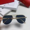 Cartier Unisex Round-Framed Sunglasses, New Lightweight Metal Sunglasses for Driving, Fashionable and Luxurious Design