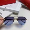 Cartier Unisex Round-Framed Sunglasses, New Lightweight Metal Sunglasses for Men and Women, Stylish and Elegant Driving Sunglasses