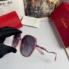 New Arrival Cartier Women's Sunglasses with PC Frame and Temples; Imported Bolle HD Polarized Lenses. Versatile Oversized Sunglasses That Are Flattering and Slimming