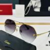 Cartier CT0355S Sunglasses, Size 64-15-140, Universal Frame Shape, Minimalist and Elegant, Fashionable and Casual, Original Color