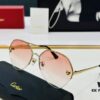 Cartier CT0355S Sunglasses, Size 64-15-140, Universal Frame Shape, Minimalist and Elegant, Fashionable and Casual, Original Color
