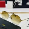 Cartier CT0355S Sunglasses, Size 64-15-140, Universal Frame Shape, Minimalist and Elegant, Fashionable and Casual, Original Color