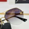 Cartier CT0355S Sunglasses, Size 64-15-140, Universal Frame Shape, Minimalist and Elegant, Fashionable and Casual, Original Color