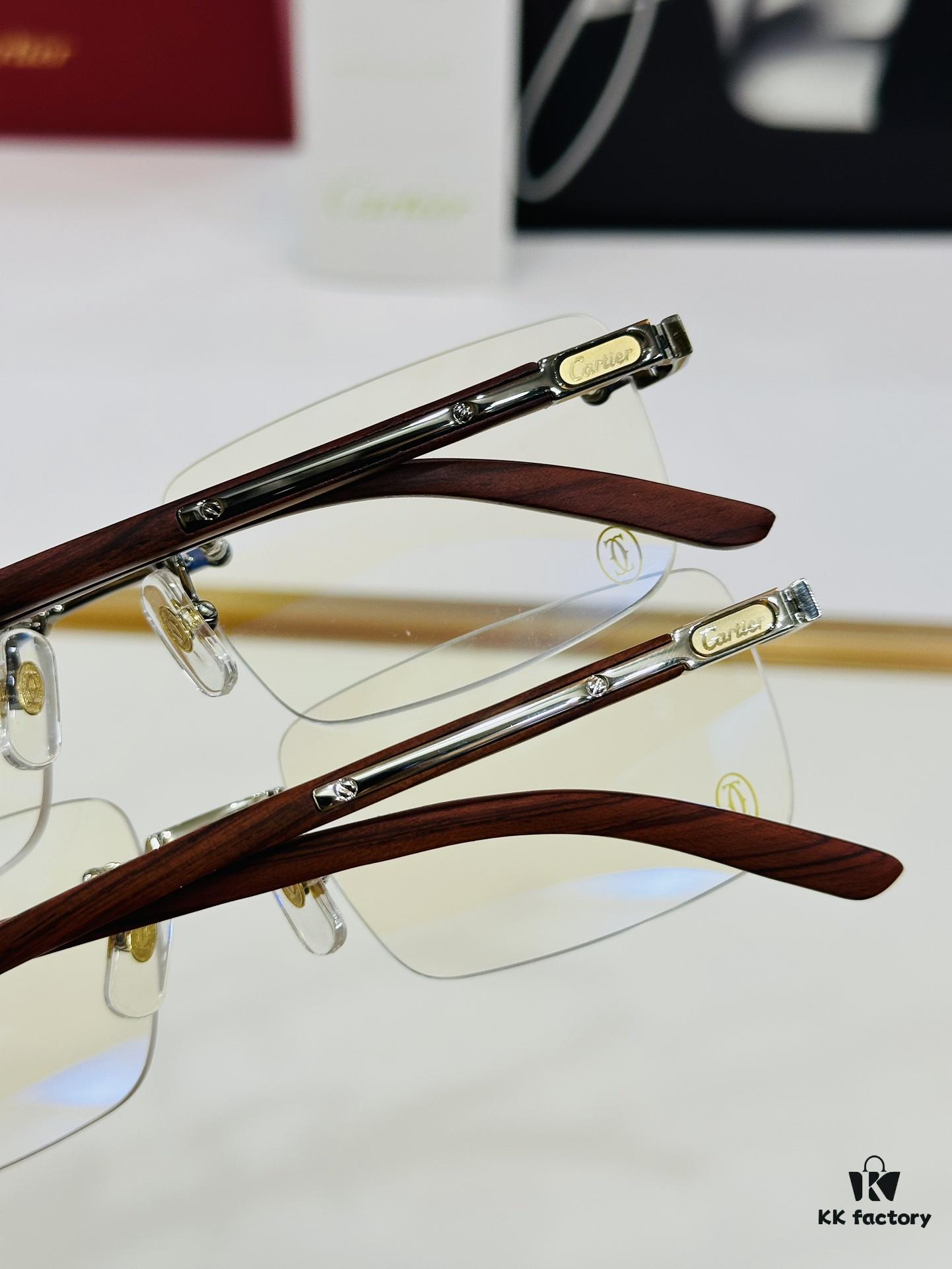 Cartier CT0490O Size 56-18-140 Men's Sunglasses, Universal Frame Shape, Comfortable Fit, Suitable for All Face Types, Can Be Fitted with Prescription Lenses