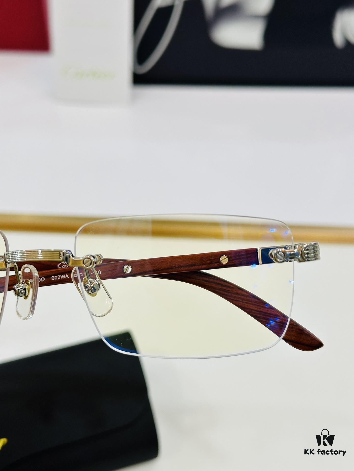 Cartier CT0490O Size 56-18-140 Men's Sunglasses, Universal Frame Shape, Comfortable Fit, Suitable for All Face Types, Can Be Fitted with Prescription Lenses