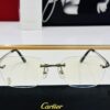 Cartier CT0407O Size 57□18-145 Men's Sunglasses, Recommended for All Face Shapes, Comfortable to Wear, Can Be Fitted with Prescription Lenses