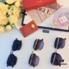 Cartier 2024 New Arrival Korean Style Summer Sunglasses with UV Protection, Gradient Square Frame Sunglasses