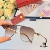 Cartier Hong Kong Retro Cross-border Stylish Polygonal Sunglasses for Men and Women, Fashionable UV-Proof Double Bridge Shades
