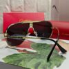 Cartier Men's Polarized Sunglasses, High-Quality Replica with Premium Polarized Lenses and Metal Alloy Logo Temples