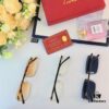 Cartier 2024 New Arrival Cut-Edge Fashion Frameless Sunglasses Unisex UV Protection Shades