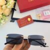 Cartier 2024 New Arrival Cut-Edge Fashion Frameless Sunglasses Unisex UV Protection Shades