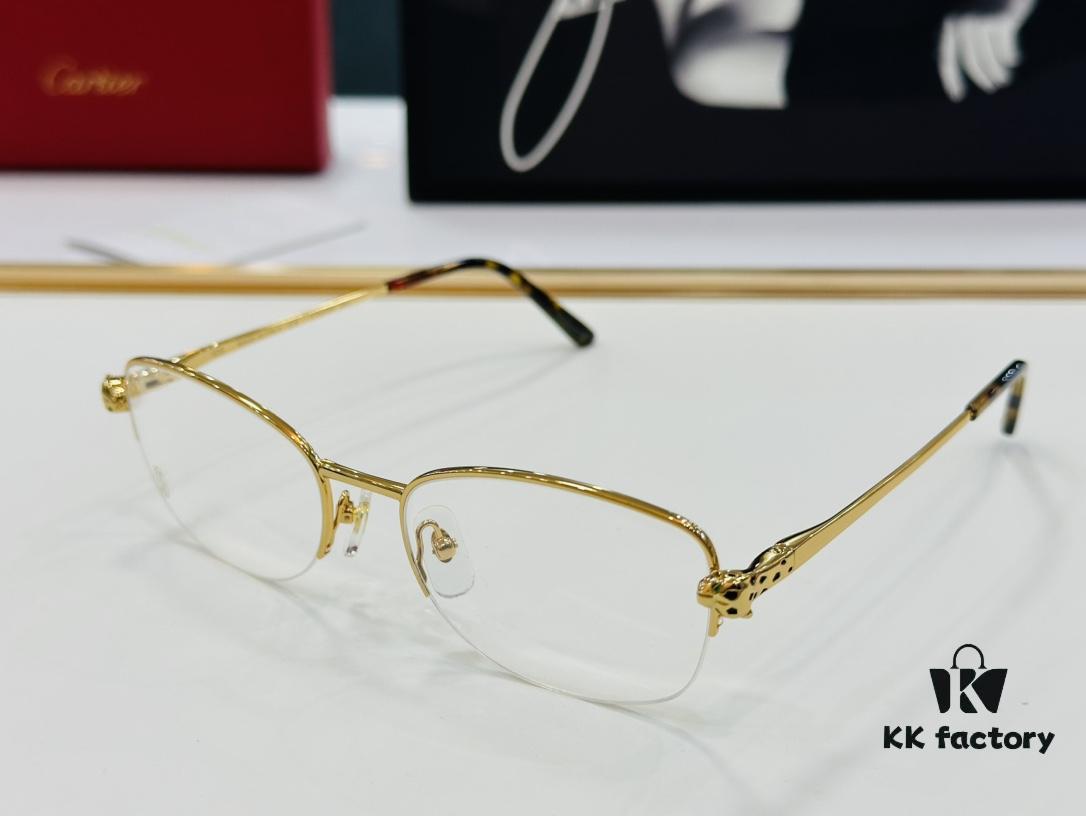 Cartier CT0235O Size: 54□19-135 Men's Sunglasses – Universal Fit, Comfortable Wear, Suitable for All Face Shapes, Can Be Fitted with Prescription Lenses