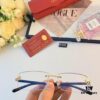 Cartier New Frameless Fashion Sunglasses, Slimming Look, UV Protection, Unisex Sun Glasses for Summer, Popular Influencer Style