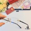 Cartier New Frameless Fashion Sunglasses, Slimming Look, UV Protection, Unisex Sun Glasses for Summer, Popular Influencer Style