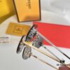 FFENDI* Detail Image, Dual F Inside and Out, OBE Custom, Fully Matched Details, True 1:1 Replica, Model: FE4075US, Size: 54-15-135, Eyeglasses Sunglasses