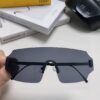 FENDI 2025 New Arrival Men's Sunglasses Fashionable and Comfortable Mask-Style Windproof Sun Glasses One-Piece Frameless Ocean Lens Unisex Oversized Sunglasses European and American Style Trendy Windproof Eyewear