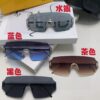 FENDI 2025 New Arrival Men's Sunglasses Fashionable and Comfortable Mask-Style Windproof Sun Glasses One-Piece Frameless Ocean Lens Unisex Oversized Sunglasses European and American Style Trendy Windproof Eyewear
