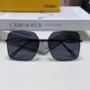 Fendi 2024 New Large Round Oversized Metal Sunglasses for Women, Slimming UV Protection Polarized Sun Glasses