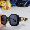 FENDI Acetate O'Lock Sunglasses with Gold-Tone Metal Temples Featuring Oversized O'Lock Logo