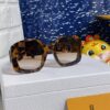 FENDI Acetate O'Lock Sunglasses with Gold-Tone Metal Temples and Oversized O'Lock Logo