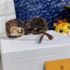 FENDI Acetate O'Lock Sunglasses with Gold-Tone Metal Temples and Oversized O'Lock Logo