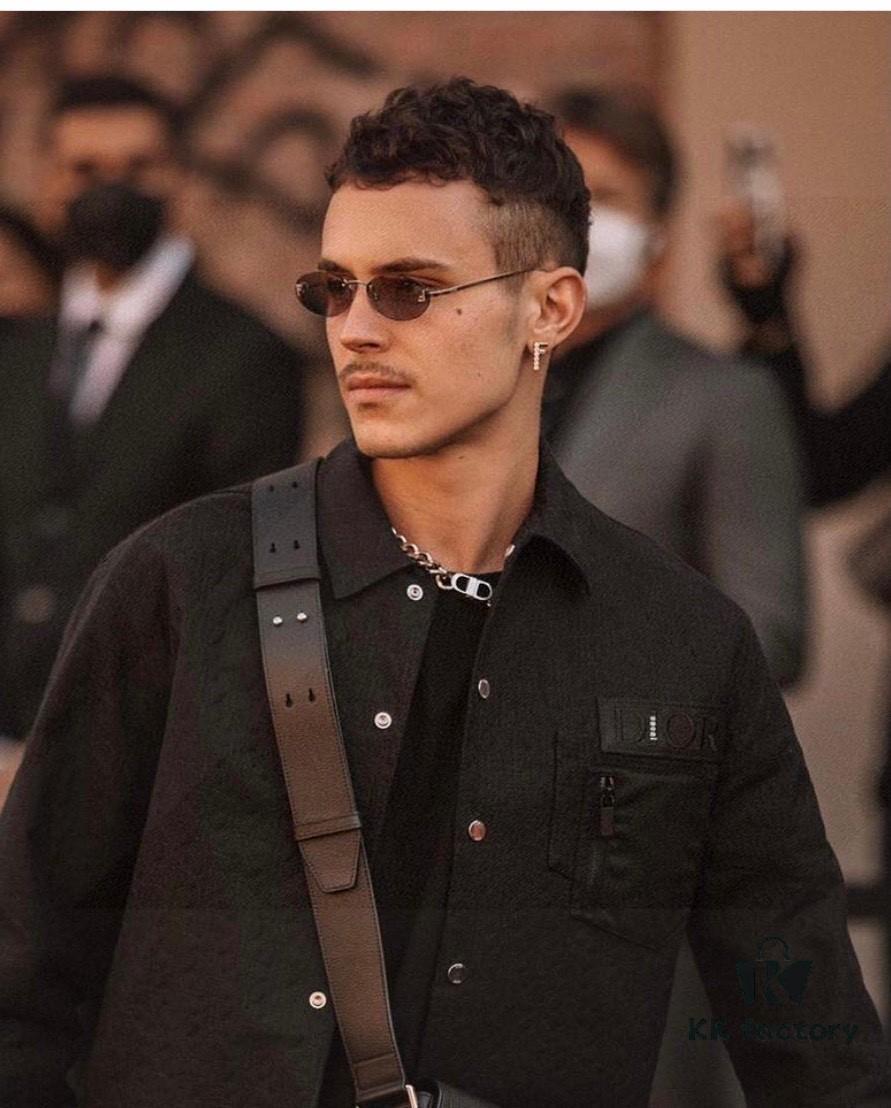 Fendi 2025 New Arrival Metal Frameless Oval Sunglasses for Women, Fashionable and Stylish Unisex UV-Protective Sun Glasses