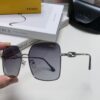 Fendi 2025 New Large Round Oversized Metal Sunglasses for Women, Slimming Polarized Sun Protection Eyewear