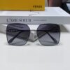 Fendi 2025 New Large Round Oversized Metal Sunglasses for Women, Slimming Polarized Sun Protection Eyewear