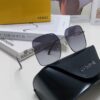 Fendi 2025 New Large Round Oversized Metal Sunglasses for Women, Slimming Polarized Sun Protection Eyewear