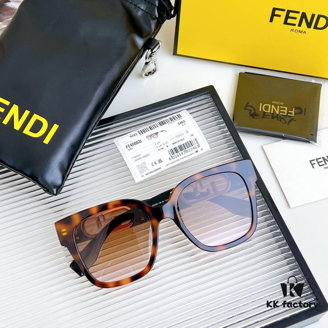 125 Fendi High Version Mod: FE40063I Size: 52-21-145 Sunglasses