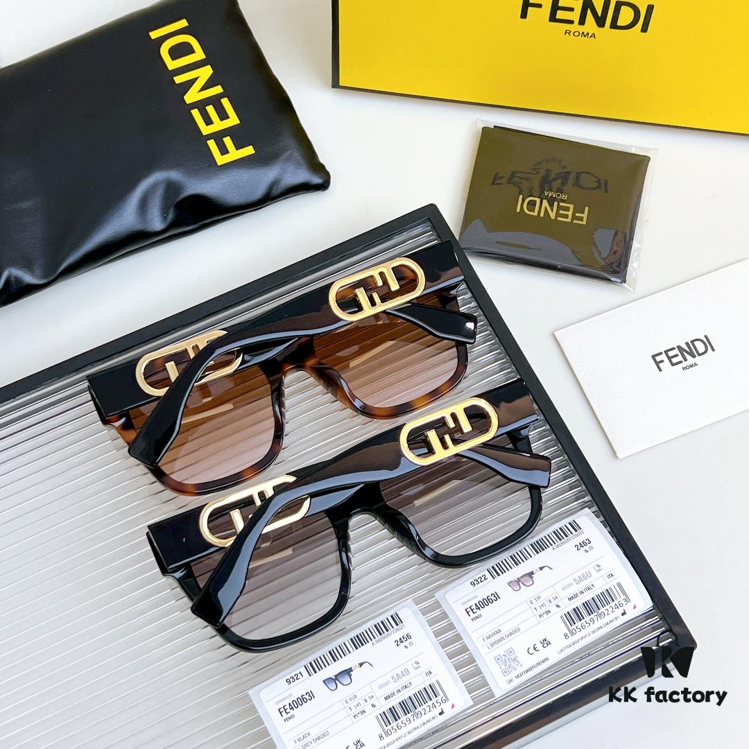 125 Fendi High Version Mod: FE40063I Size: 52-21-145 Sunglasses