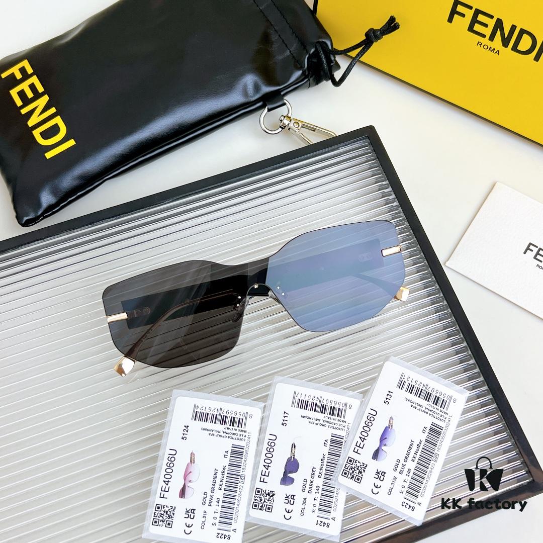 125 Fendi High-End Version Mod: FE40066U Size: 140-0-140 Sunglasses