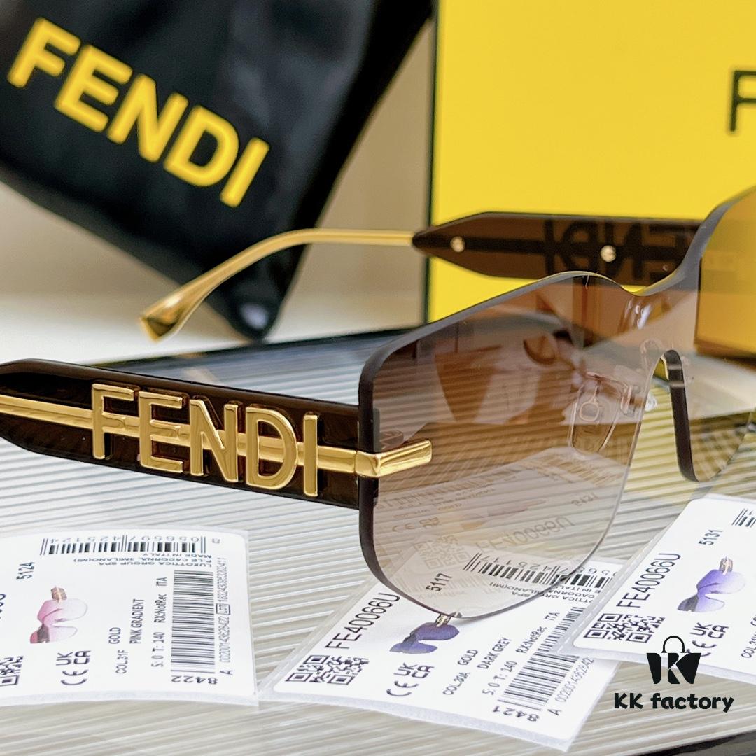 125 Fendi High-End Version Mod: FE40066U Size: 140-0-140 Sunglasses