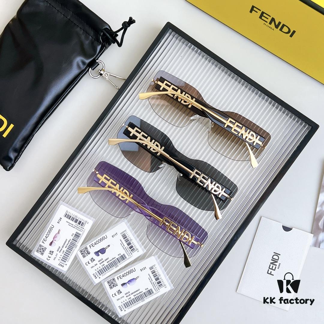 125 Fendi High-End Version Mod: FE40066U Size: 140-0-140 Sunglasses