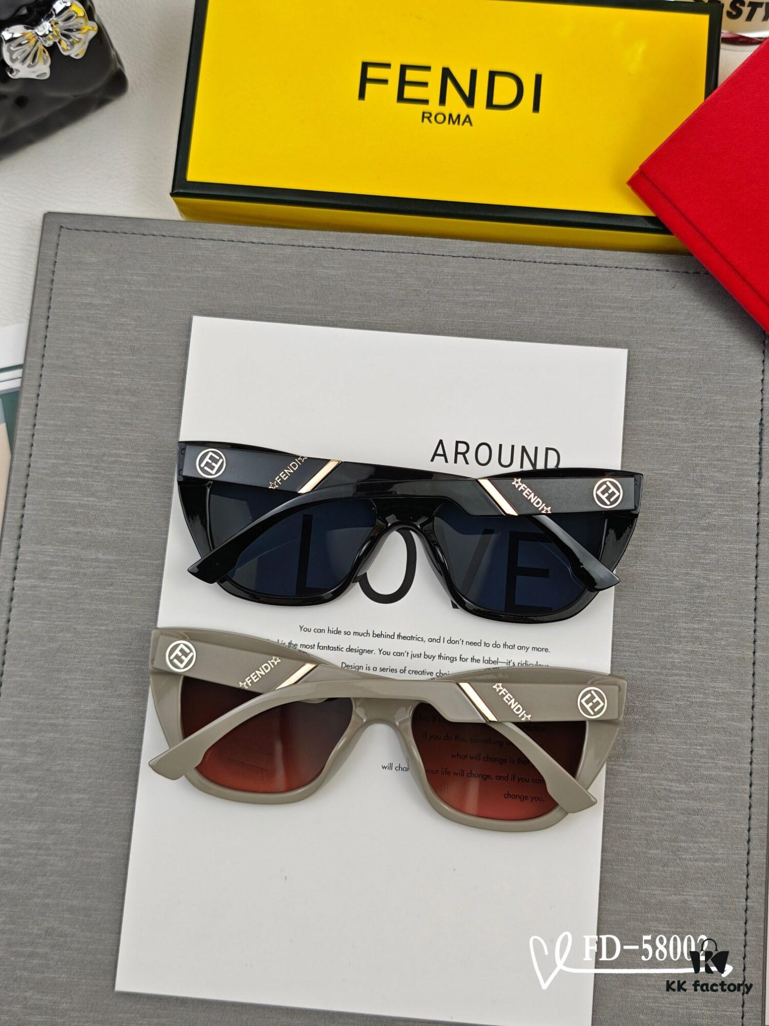 FENDI Italy | Polarized Sunglasses with TR90 Frame and POLAROID Lens